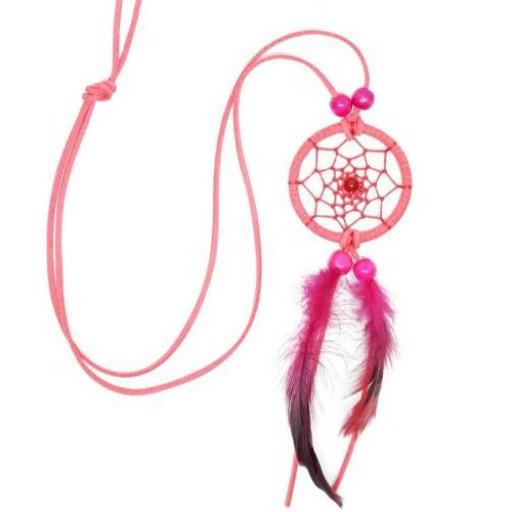 گردنبند دریم کچر مدل 002(رنگ صورتی)